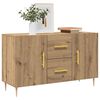 vidaXL Sideboard Artisan-Eiche 100x36x60 cm Holzwerkstoff