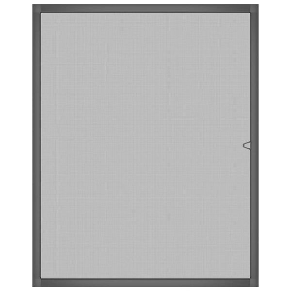 vidaXL Insektenschutz für Fenster Anthrazit 100x120 cm