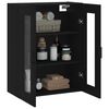 vidaXL Wandschrank Schwarz 69,5x34x90 cm