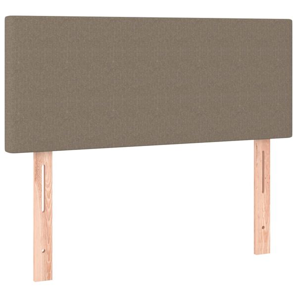 vidaXL Kopfteil Taupe 80x5x78/88 cm Stoff