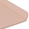 vidaXL Schwebendes Regal 4 pcs Rosa 100 x 18 x 2,5 cm Stahl