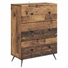 vidaXL Schubladenschrank 66 x 34,5 x 90 cm Holzwerkstoff Altholz