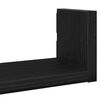 vidaXL Wandregale 3 Stk. Schwarz Eichen-Optik Holzwerkstoff