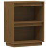 vidaXL Beistellschrank Honigbraun 60x34x75 cm Massivholz Kiefer
