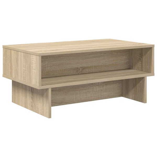 vidaXL Couchtisch Sonoma-Eiche 80 x 46 x 35 cm Holzwerkstoff