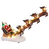 vidaXL Weihnachtlicher Tisch 31,5 x 6,5 x 16 cm Harz Mehrfarbig