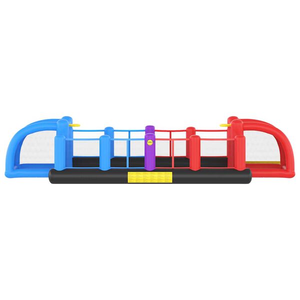 Happy Hop Fu&szlig;ball- und Volleyballfeld Aufblasbar 800x335x180 cm PVC