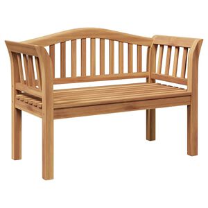 vidaXL Bank Braun 120 x 53,5 x 85 cm Massivholz Teak