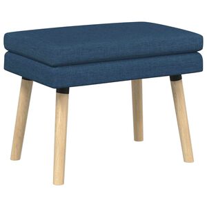 vidaXL Doppellagige Bank Blau 60 x 40 x 46 cm Stoff