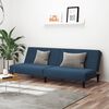 vidaXL Schlafsofa 2-Sitzer Blau Samt