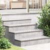 vidaXL Treppe Tritt Rechtwinklig 4 pcs Silber 90 x 20 cm Aluminium