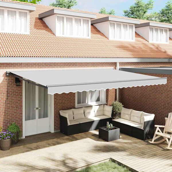 vidaXL Markisenrahmen Anthrazit 4 x 3 m