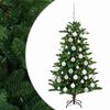 vidaXL K&uuml;nstlicher Weihnachtsbaum mit Kugel 120 cm 150 LEDs