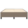 vidaXL Boxspringbettgestell Taupe 140x200 cm Stoff