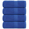 vidaXL G&auml;stet&uuml;cher FROGN 4 Stk. Blau 30x50 cm 360 g/m&sup2;