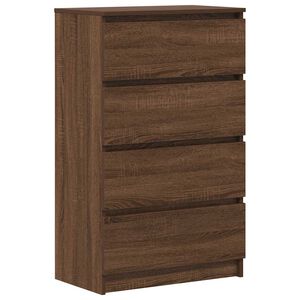 vidaXL Sideboard Braun Eichen-Optik 60x35x98,5 cm Holzwerkstoff