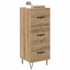 vidaXL Sideboard Artisan-Eiche 34 x 34,5 x 90 cm Holzwerkstoff