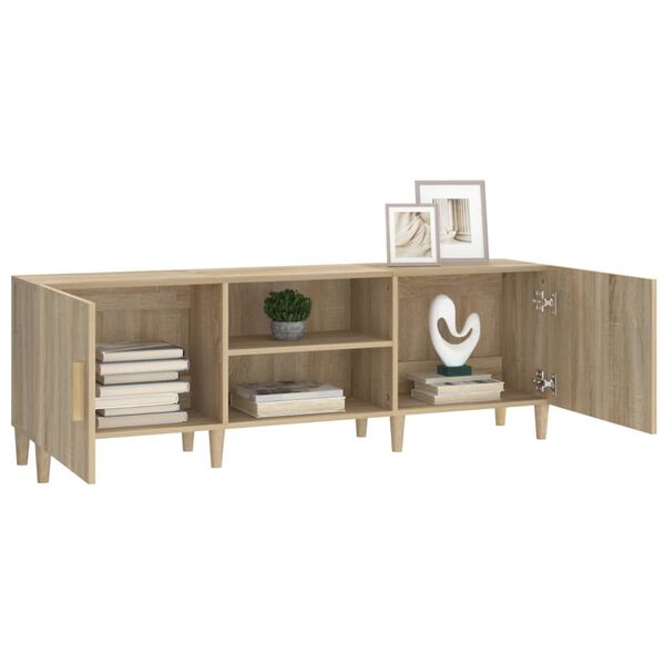 vidaXL TV-Schrank Sonoma-Eiche 150x30x50 cm Holzwerkstoff