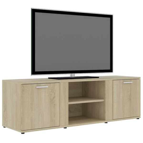 vidaXL TV-Schrank Sonoma-Eiche 120x34x37 cm Holzwerkstoff