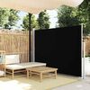 vidaXL Ausziehbare Seitenmarkise 170×300 cm Schwarz