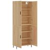 vidaXL Highboard Sonoma-Eiche 69,5x34x180 cm Holzwerkstoff