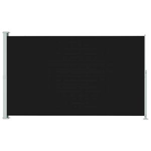 vidaXL Seitenmarkise Ausziehbar 200x300 cm Schwarz