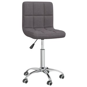 vidaXL Esszimmerstuhl Drehbar Taupe Stoff