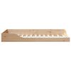 vidaXL Bettrahmen Braun 90 x 190 cm Massives Kiefernholz