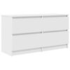 vidaXL TV-Schrank Wei&szlig; 100x35x54 cm Holzwerkstoff