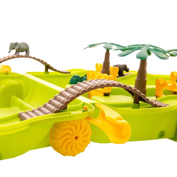 vidaXL Wasserspiel-Koffer Jungle 51x21,5x66,5 cm Polypropylen
