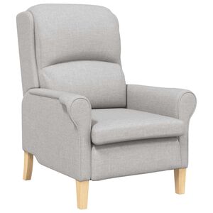 vidaXL Sessel Wolkengrau Stoff