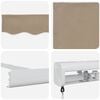vidaXL Einziehbare Markise Beige 500 x 300 cm Stoff und Metall