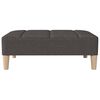 vidaXL Fu&szlig;hocker Dunkelgrau 78x56x32 cm Stoff
