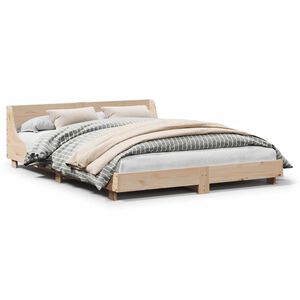 vidaXL Massivholzbett ohne Matratze 140x190 cm Kiefernholz
