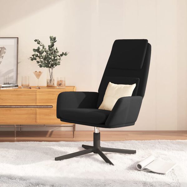 vidaXL Relaxsessel Schwarz Samt