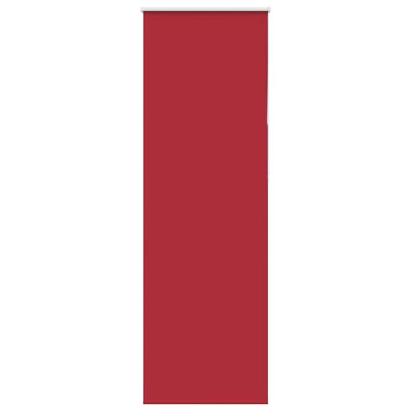 vidaXL Verdunkelungsrollo Rot 85x210 cm Stoffbreite 80,7 cm Polyester