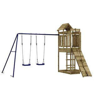 vidaXL Spielturm Impr&auml;gniertes Kiefernholz