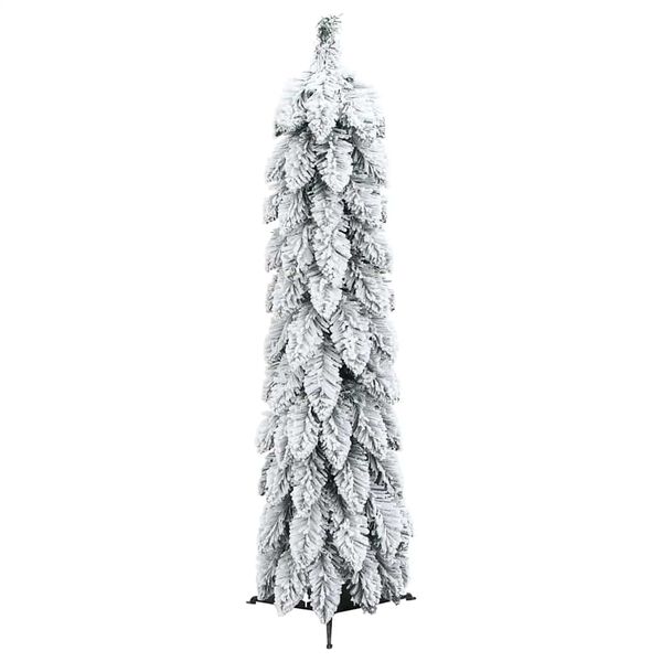 vidaXL K&uuml;nstlicher Weihnachtsbaum Beleuchtung & Schnee 45 LEDs 90 cm