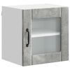 vidaXL K&uuml;chenschrank Lucca 2 pcs Beton Grau 40 x 31 x 40 cm