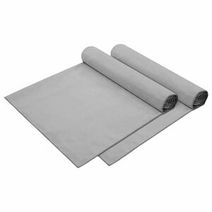 vidaXL Sonnenliege-T&uuml;cher 2 pcs Dunkelgrau 210 x 75 cm