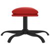 vidaXL Fußhocker Weinrot 60x60x36 cm Kunstleder