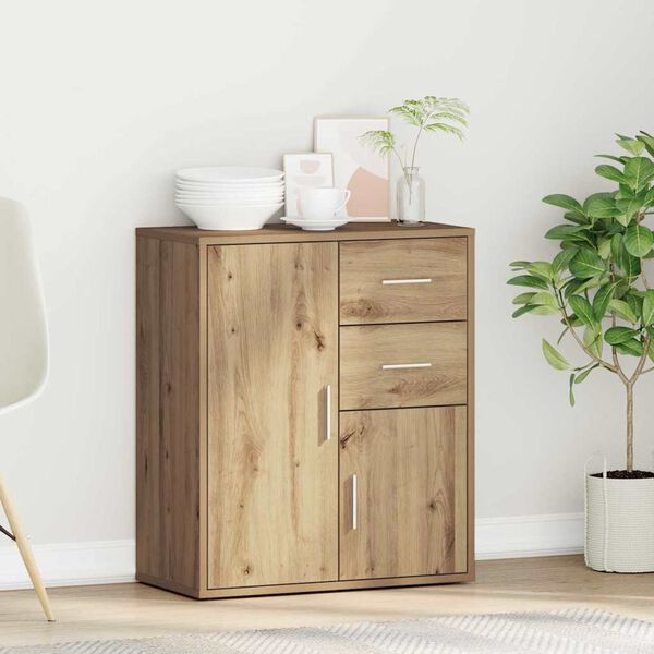 vidaXL Sideboard Artisan-Eiche 60 x 31 x 70 cm Holzwerkstoff