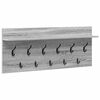 vidaXL Wandmontierter nachttisch Graues Sonoma 100 x 40 x 12 cm