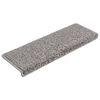 vidaXL Stufenmatten 15 Stk. 65x21x4 cm Grau Rechteckiger Rand