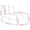 vidaXL Chaiselongue Dunkelgr&uuml;n Samt