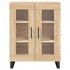 vidaXL Highboard Sonoma-Eiche 69,5x34x180 cm Holzwerkstoff