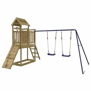 vidaXL Spielturm Impr&auml;gniertes Kiefernholz