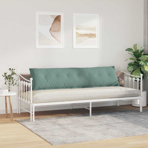 vidaXL R&uuml;ckenkissen Meergr&uuml;n 200 x 50 cm Cordstoff