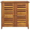 vidaXL Garten-Schrank mit Regal Natur 75 x 35 x 70cm Massivholz Akazie