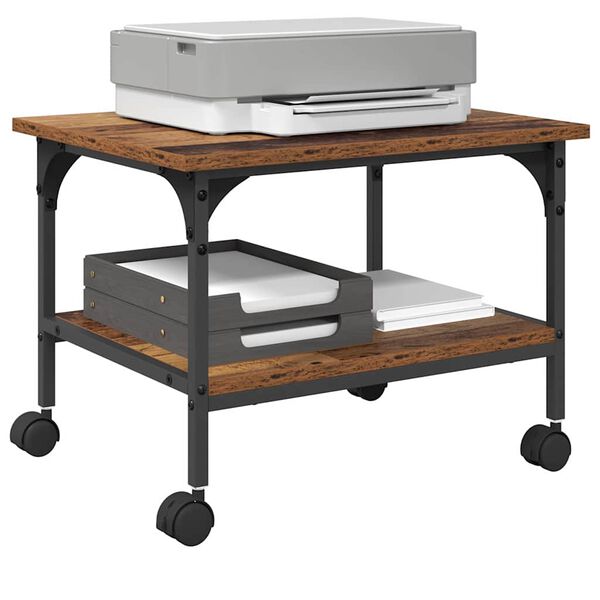 vidaXL Druckerst&auml;nder Altholz 50 x 40 x 38 cm Holzwerkstoff